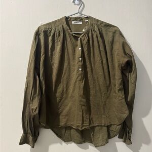 Buck Mason Heirloom Cotton Ojai Shirt size X-Small